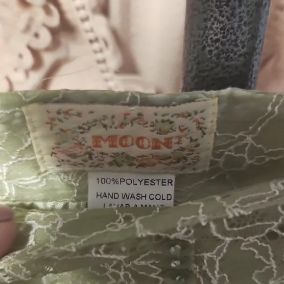 Moon Collection Green Fit and Flare Midi Skirt - Picture 2 of 5